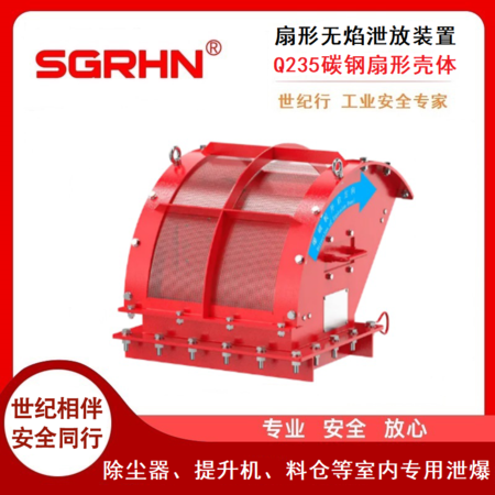 无焰泄放装置、泄爆阀（扇形）